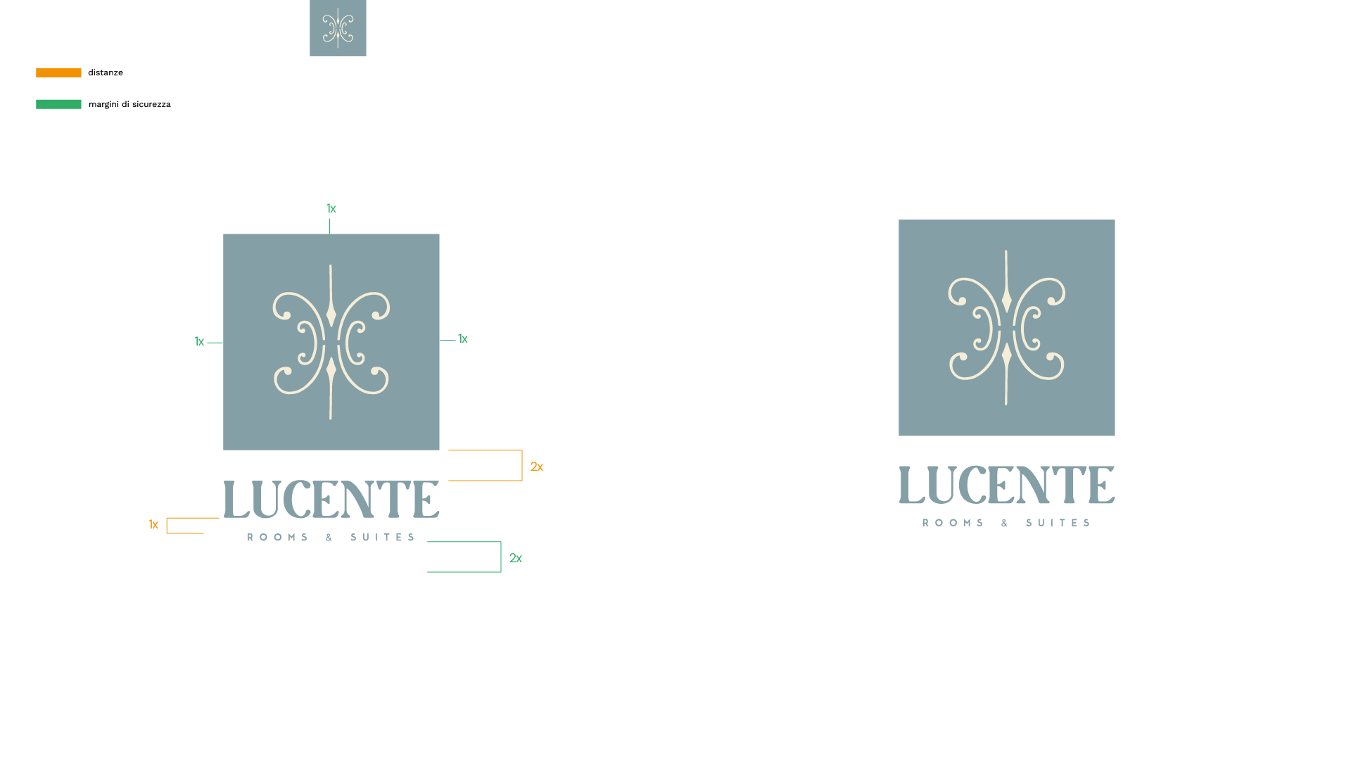 Brand Identity Brand Guideline per lucente grafica by www.oto-oto.it