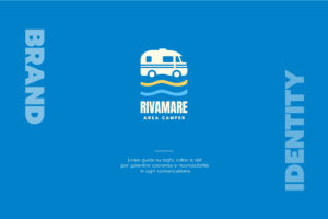 Brand Identity Area Camper Rivamare. Grafica by www.oto-oto.it