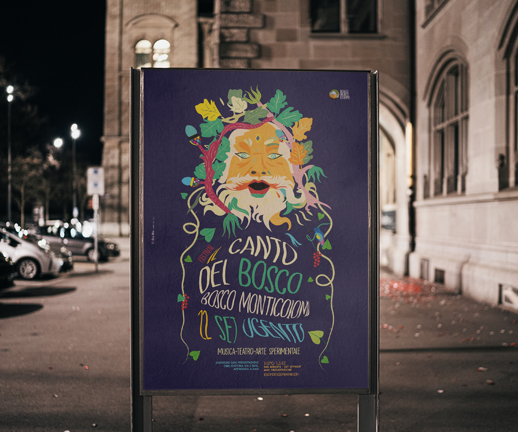 il canto del bosco poster